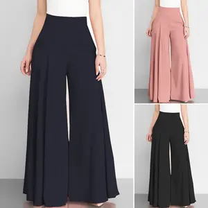 High Waisted Wide Leg Pants for Women Flowy Palazzo Trousers Maxi Leg Pleated Slacks | Serving Pure Main Character Energy Elegant Loose Lounge Pants Office Siren Aesthetic Coastal Cowgirl Vibes Trendy Outfits
