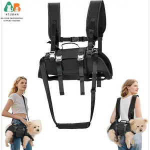 Dog Lift Harness for Spine Support, Adjustable Portable Sling Carrier for Senior & Injured Dogs (2-21kg)