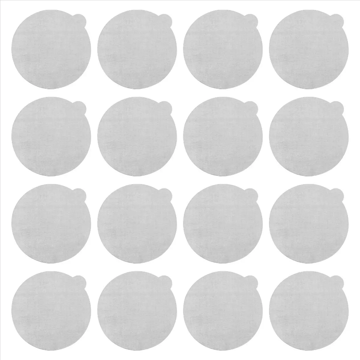100PCS 62MM Disposable Aluminium Coffee Capsule Seals, Foils, Cream Foam Filter Lid Stickers for Nespresso Vertuo Refillable Capsules