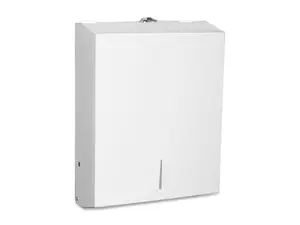 Genuine Joe Towel Dispenser Metal 13-1/2"x4-1/4"x11" White 02197