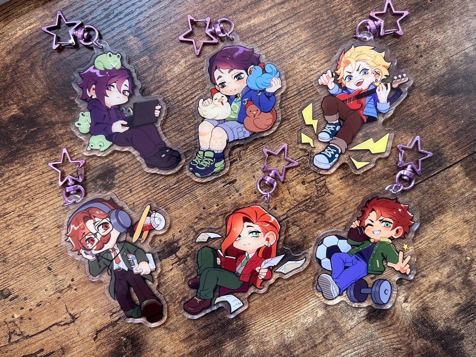 Stardew Valley Bachelors Keychain | Double-sided | Acrylic