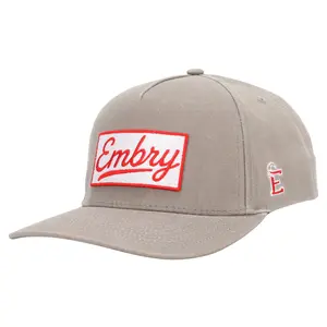 Gray Waxed Canvas - Logo Patch