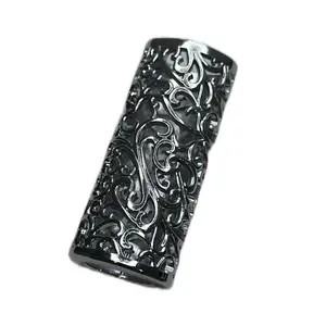 Gothic Style Spooky Metal Lighter Case, Creative Design Lighter Holder Cover, Outdoor Accessories for BIC J6 Lighter, Lighter Covers