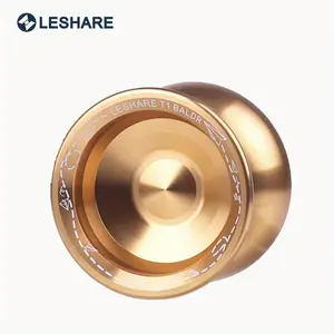 Aluminum Yo-Yo Set for Competitive Tricks, Includes Rope, Gloves, Bearing, Pure Color Design, Ideal for Skillful Performances