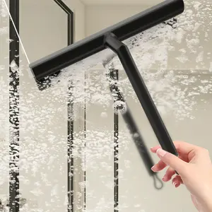 Silicone Squeegee, Household Squeegee for Cleaning Windows & Bathrooms, Shower Squeegee, Squeegee Drying, Glass Surfaces Cleaning Tool