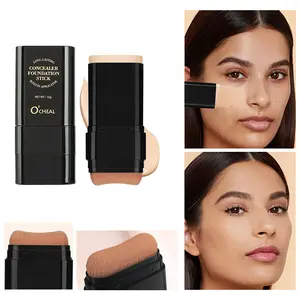 Foundation Concealer Stick, Dual-Ended with Built-in Brush, Long Lasting Waterproof Moisturizing & Lightweight, Cosmetic for All Skin Types Free Returns Long-lasting Wear Moisturizing Effect