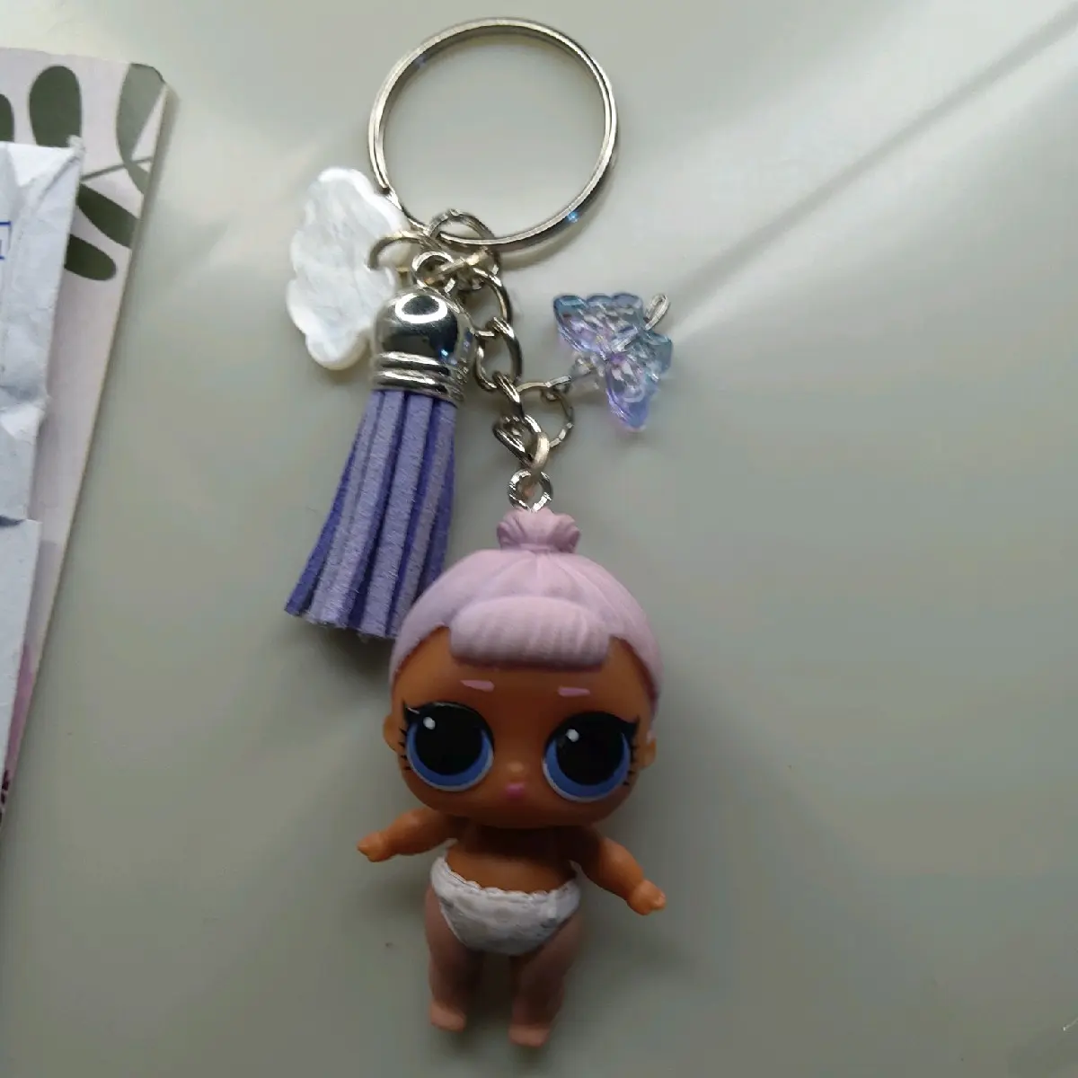 L.O.L baby sister keychains