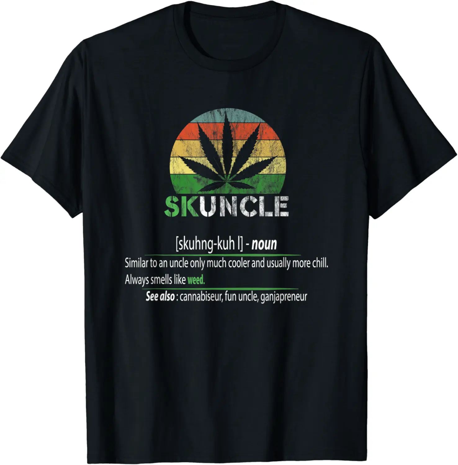 Skuncle , Skunkle Funny UNCLE SHIRT T-Shirt - Elizabethtej Shop 94B09342TMF1