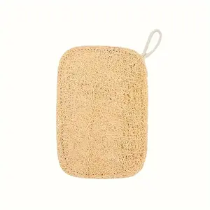 Natural Loofah Dishwashing Sponge Pads - Eco-Friendly, Biodegradable & Tough on Grease. 100% Plant-Based Scrubber for Non-Stick Pans, Pots & Kitchen Cleaning. Zero-Waste, Quick-Dry & Naturally Antibacterial.
