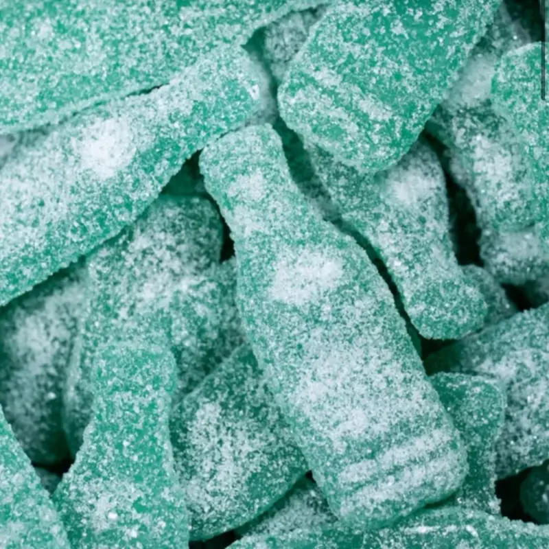 Sour Fruit Soda bottles Swedish candy 6 oz Sour Fruit Soda bottles Swedish candy 6 oz