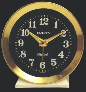 212 MAIN Equity By La Crosse 12020 Compact Mini Bell Alarm Clock, Analog Clock, Home Decor Home Supply