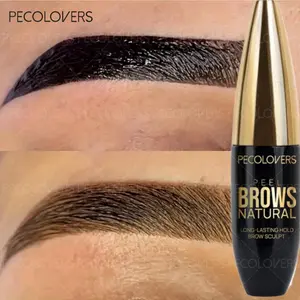 Semi-Permanent Peel-Off Eyebrow Gel Tint, Waterproof Transfer-Proof Cream for Fuller-Looking Brows, Cosmetics