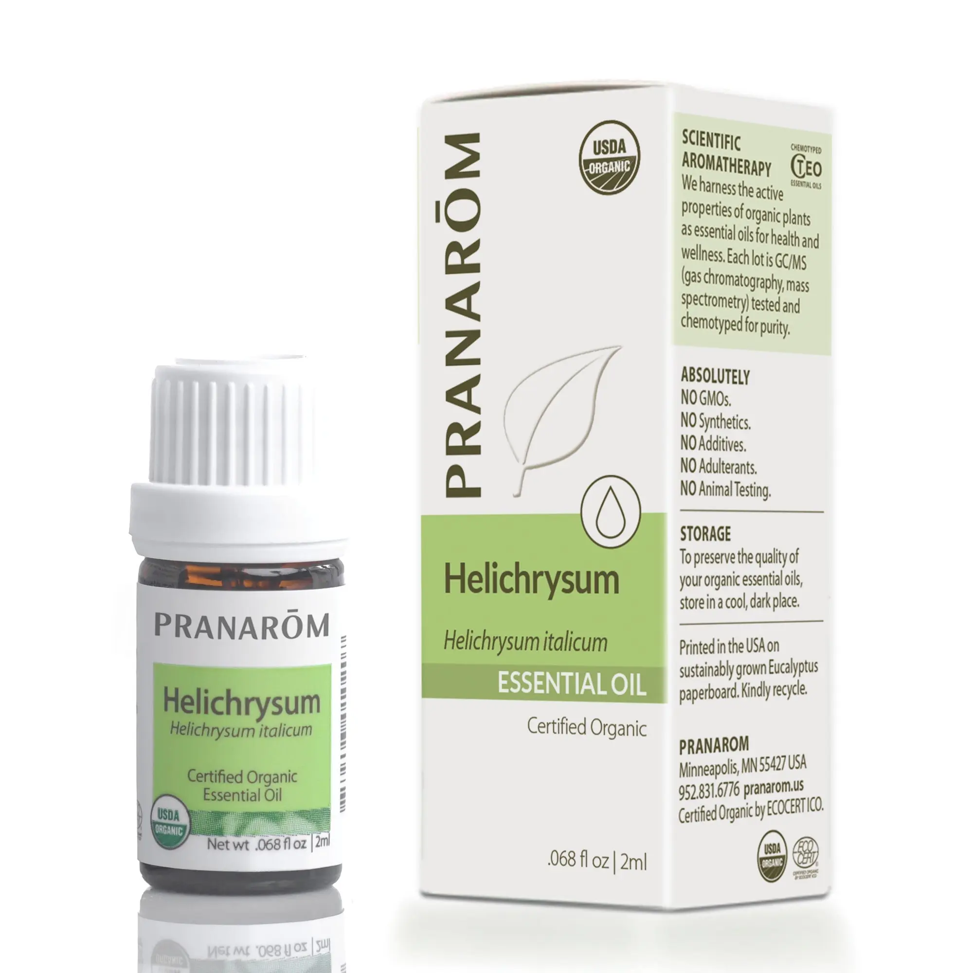 Pranarom Helichrysum Essential Oil – Bio | Certified Organic Immortelle Skin Oil