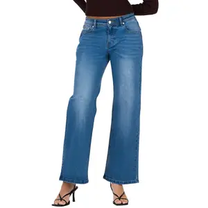 Forever 21 Women's Low Rise Baggy Stretch Denim