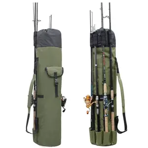 Multifunctional Fishing Rod Bag, Portable Fishing Tool Organizer, Outdoor Fishing Accessories, Essential Christmas Gift for Boyfriend