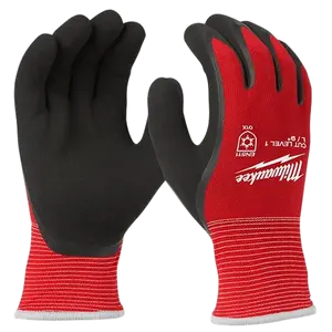 Milwaukee Cut Level 1 Winter Dipped Gloves