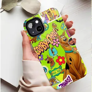 Scooby-Doo Vibrant Cartoon Phone Case for Kids Teens Fans Durable Shockproof Compatible with iPhone 11/12/13/14/15/16 (Pro Max/Plus) Protection Cover