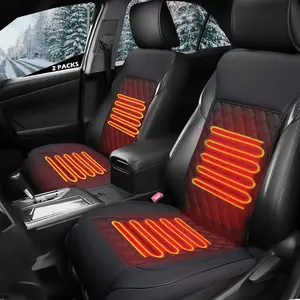 Car Heated Seat Cushion, Car Seat Covers, Car Seat Cushions, Auto Seat Covers, Comfortable Winter Heater, Adjustable Temperature 12V, Easy Installation, Essential Car Accessory for Cold Weather