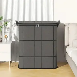 🚿 Waterproof Laundry Bin | Waterproof Laundry Basket | Leak-Proof for Damp Towels | Stand-Up Sides + Soft-Close Lid | Home, Gym, RV