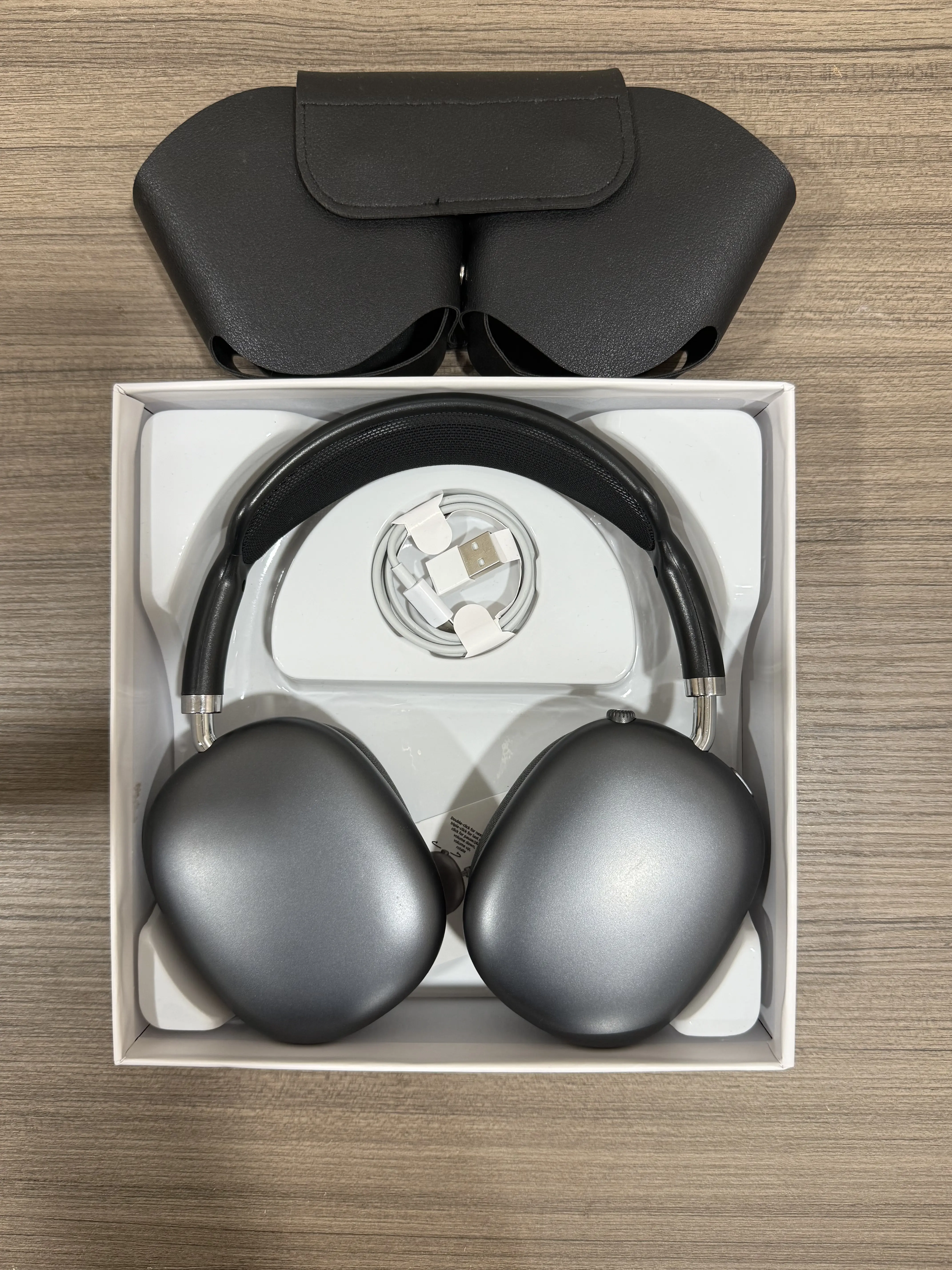 Wireless MAXPRO5 Over-Ear Bluetooth Headphones Magnetic Detachable Earcups Silky Comfort Hi-Fi Noise Isolation Headset Full Set Leather Storage Bag Type-C Charging Line Fashion Headphones for Travel Vlog Daily Matching