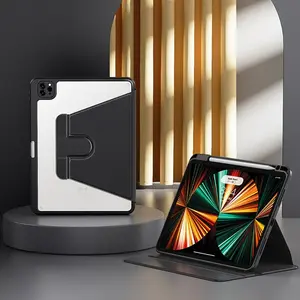 Magnetic Rotation Case for iPad 10th 11th 10.9 inch Case Pro 11 inch 2021 2022 Hard Stand Case for iPad 10.2 8th 9th Cover Tablet Cover