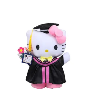 Sanrio Hello Kitty Kuromi Graduation Doll - Iconic Characters for Graduation Celebrations & Collectors, High-Quality Materials, Perfect Gift