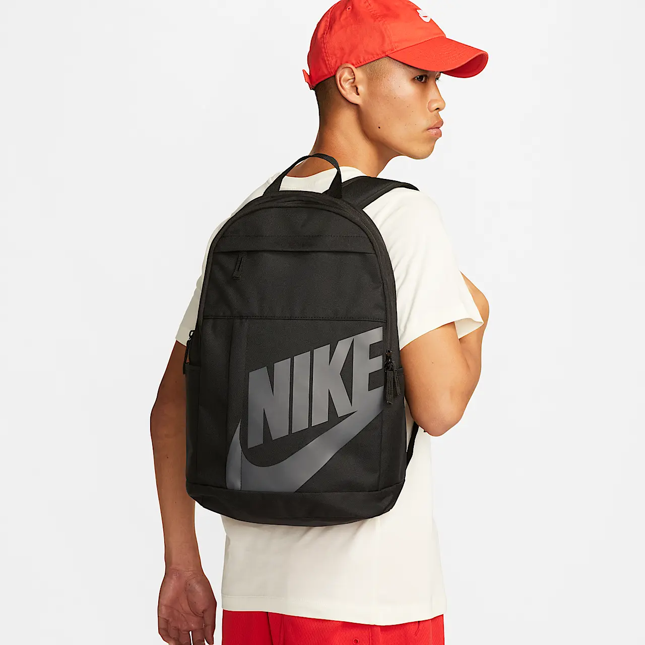Nike Elemental Backpack Black Anthracite DD0559-013, Everyday Sports Backpack, Spacious Main Compartment, Multiple Storage Pockets, Adjustable Shoulder Straps, Durable Design, School, Gym and Travel Bag