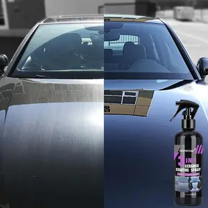 3 in 1 Car Ceramic Nano Coating Liquid, Nano Crystal Hydrophobic Layer Polishing Paint Coating Agent, Car Polish Nanos Coatings, Detailing, Automotive