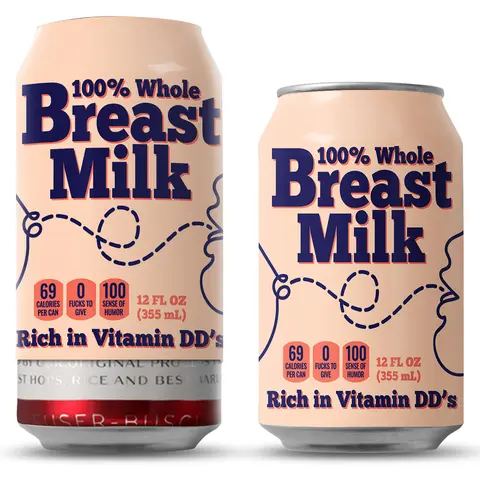 Milk Beersy Silicone Can Cover Sleeve