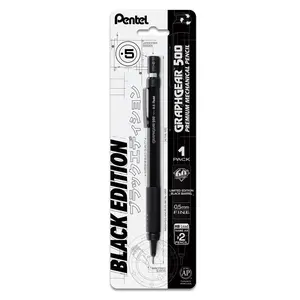 Pentel GraphGear 500 Limited Black Edition Graphite Drafting Pencil (0.5mm) - 1-Pack, Graphite Pencil