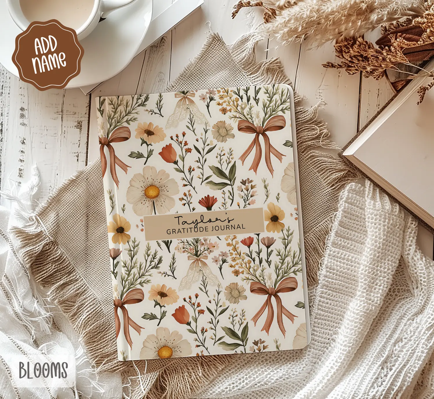 Personalized Gratitude Journal, Gift For Her