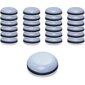 24Pcs 3/4” Small Self-Adhesive Appliance Sliders for Heavy Kitchen Appliances, Slide Smooth on Countertop, Compatible with Most Kitchen Appliances