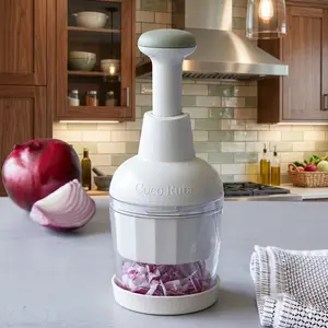 Kitchen Fruit Utensil - Coco Ruta Food Chopper - Dishwasher Safe & Clear Design