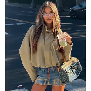 City Crush Faux Suede Bomber Jacket