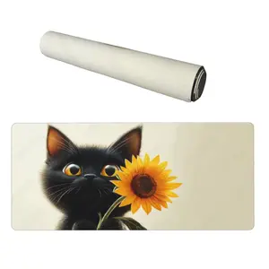 Funny Cute Gaming Mouse Pad Large Non-Slip Rubber Base Skull Mousepad Keyboard Mouse Mat Desk Pad with Stitched Edges 31.5x15.75 inc
