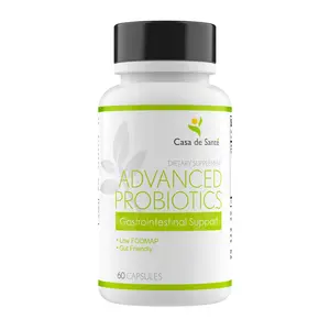Low FODMAP Advanced Probiotics for IBS & SIBO| Gut Friendly, Vegan, non-GMO| Gluten/Dairy/Soy Free
