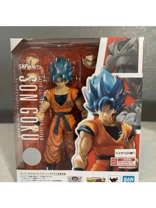 SH Figuarts DBZ Super Saiyan God Blue Goku Action Figure Collectible Model Toy for Dragon Ball Z Fans