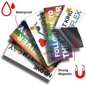 10 Pcs Funny Rainbow Pride Bumper Stickers - Waterproof Prank Decals for Car, Truck, Luggage, Window & Refrigerator
