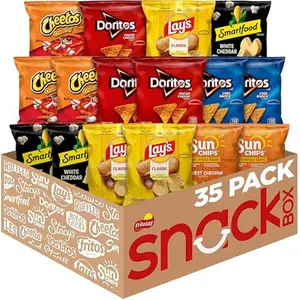 Frito-Lay Classic Mix Variety Pack 35 Pack Crunchy Snacks Including Cheetos Doritos Lay's & More Perfect for Lunch After School or Party Crispy Cheese Snacks