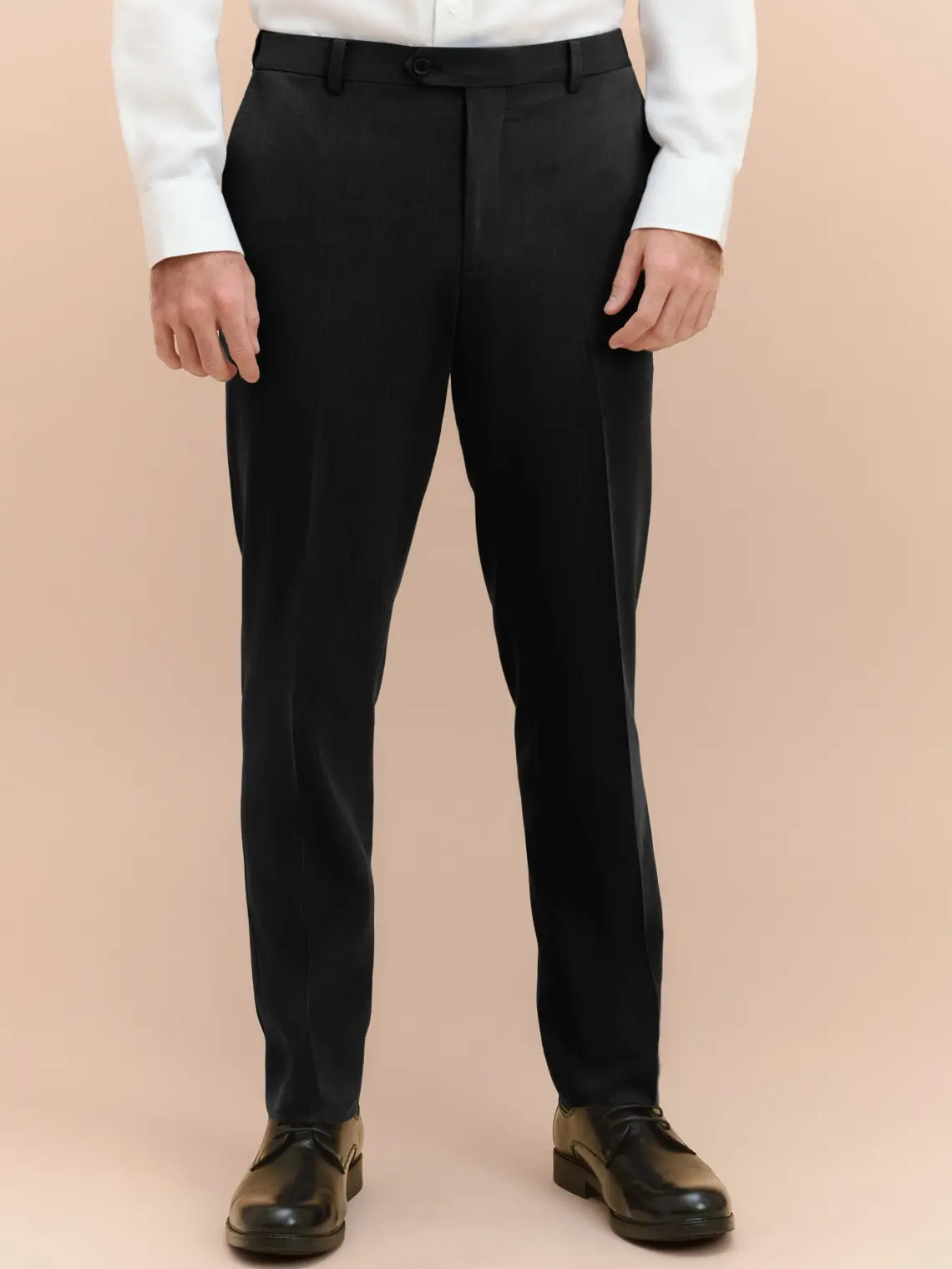 AZAZIE William Men's Formal Pants - Classic Fit, Comfort Blend Spandex Fabric, Tailored Menswear Formal Wear for Groomsmen, Belt-Compatible