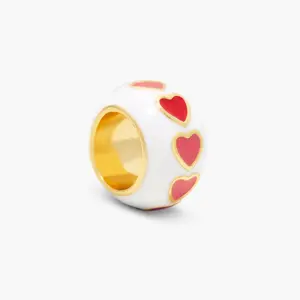 Gaby Heart Enamel Bead Gaby Heart Enamel Bead