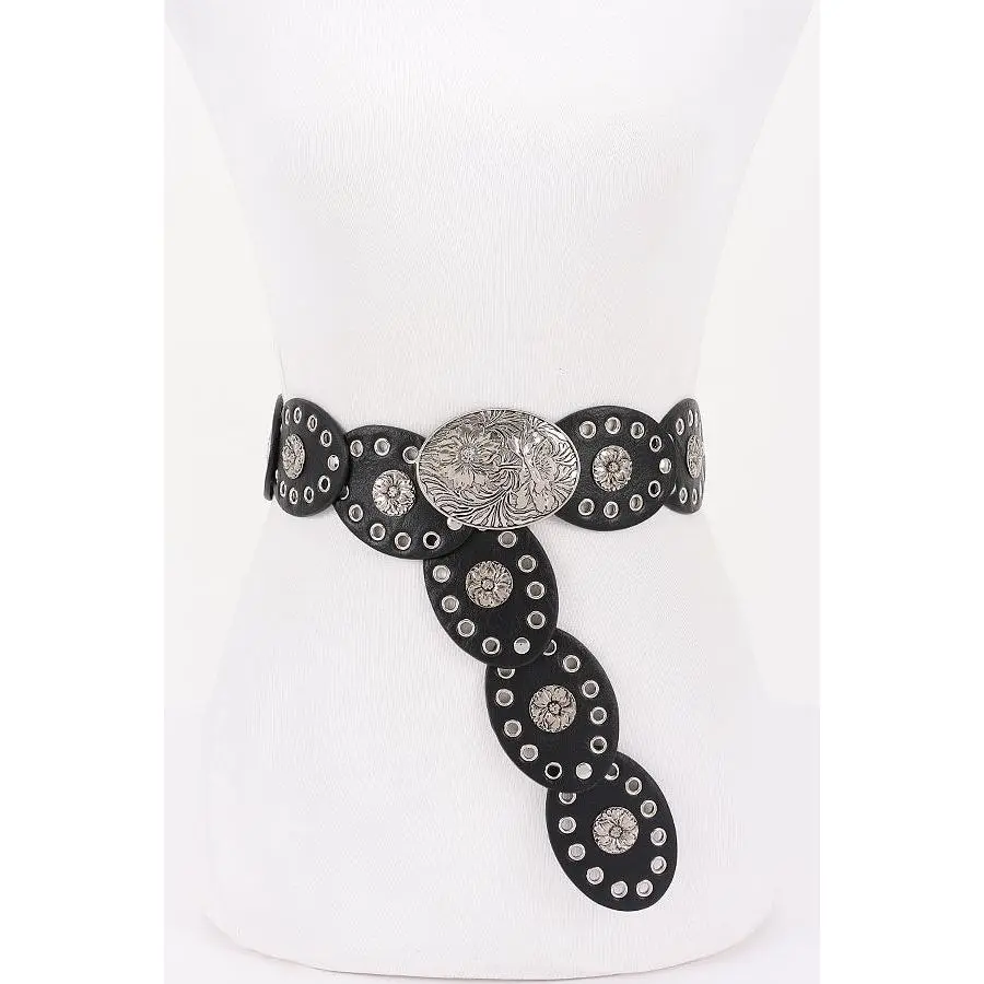 Oval Linked Statement Belt