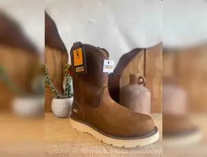 Ariat Men’s Rebar Wedge Pull-On Waterproof Work Boot