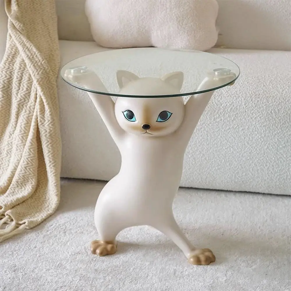 23''H, Enchanting Cat Side Table