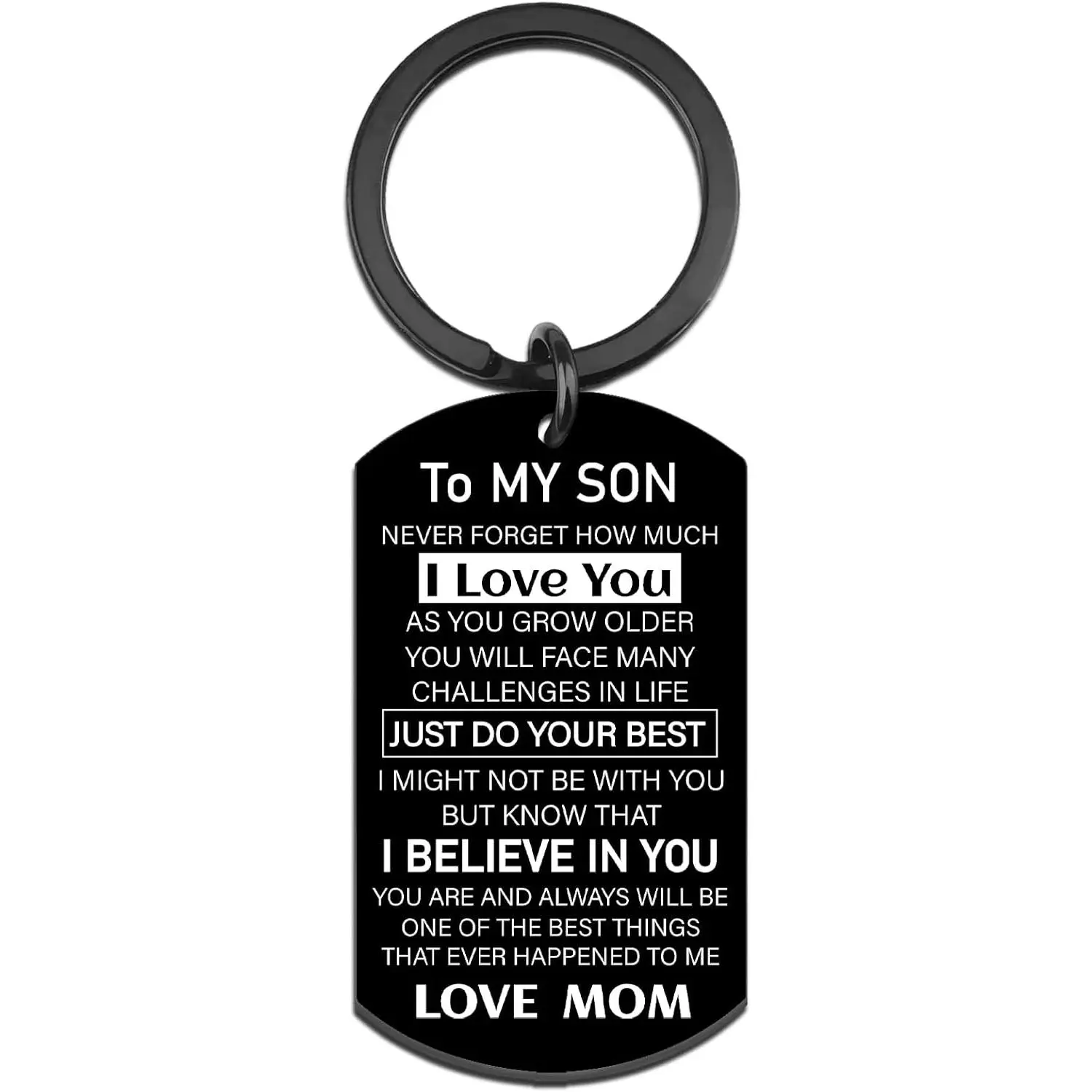 Stocking Stuffers for Son Gifts From Mom To My Son  Inspirational Sons Birthday Graduation Gifts for Grown Sons Christmas  Ideas From Mom Stocking Stuffers for Men