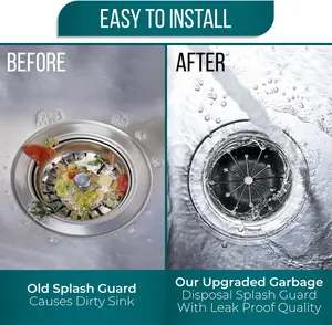 Garbage Disposal Splash Guard Collar Sink Baffle 3-1/8" Food Waste Disposer Part