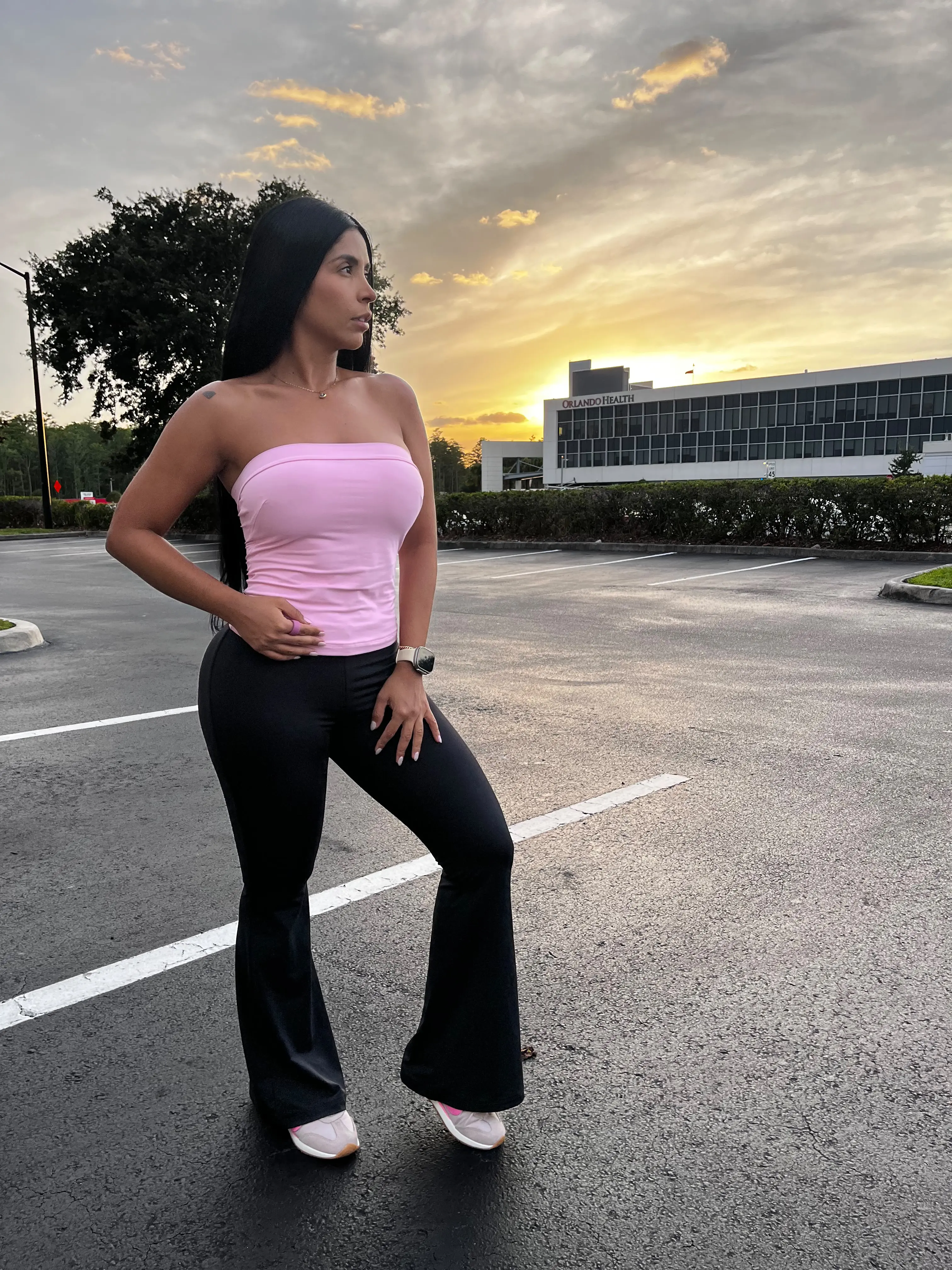 Joa Giraldo Panther Sculpt Flare Pants