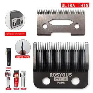 Ultra Thin FADE Blade Trimmer Replacement DLC Blade Professional Hair Clipper Accessories for Madeshow Kulilang M5 M10 R66 R77F