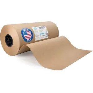18" x 14400" (1200 ft) Large Brown Kraft Paper Roll for Packing - Perfect Natural Kraft Wrapping Paper for Void Filling - Craft Paper for Kids Art Projects