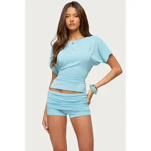 Maevie Ruched Waist Top